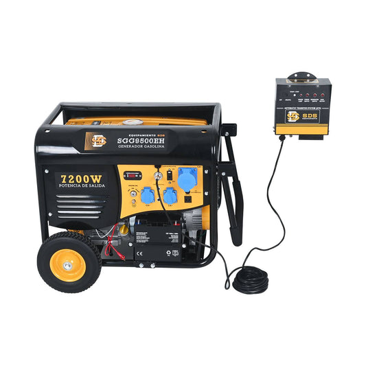 Generador bencinero de alta potencia SDS Power SGG9500EHT de 8 kW.  